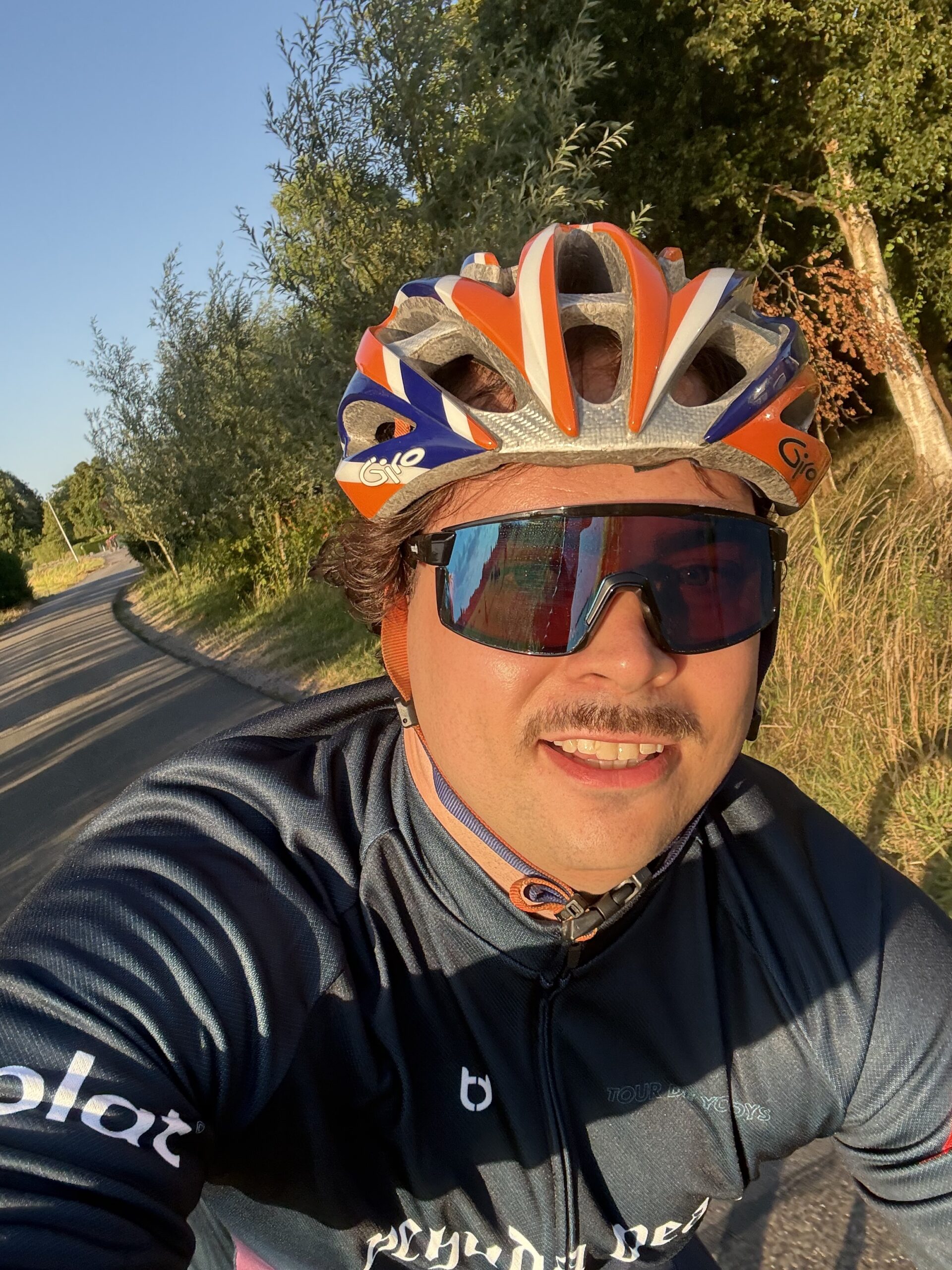 Persoon op een fiets